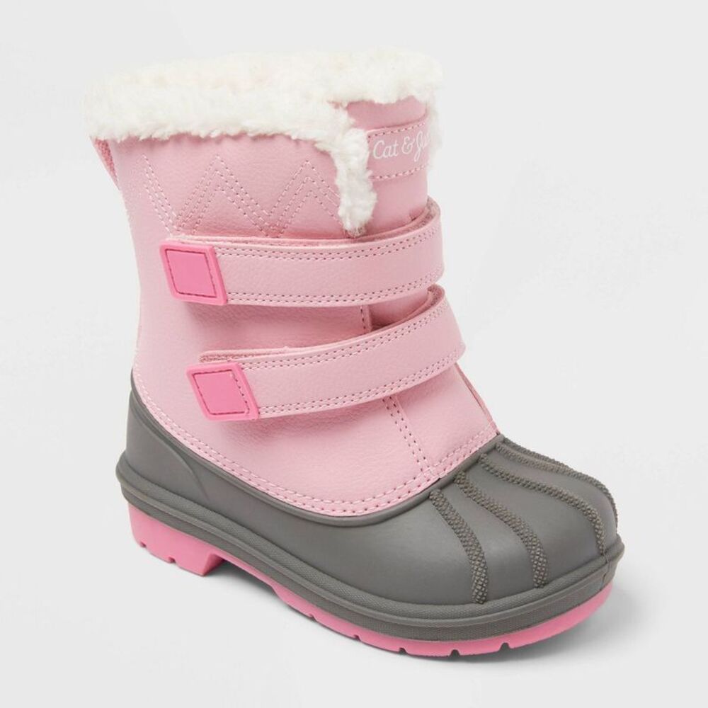 Toddler Denver Winter Boots - Cat & Jack Pink 6T